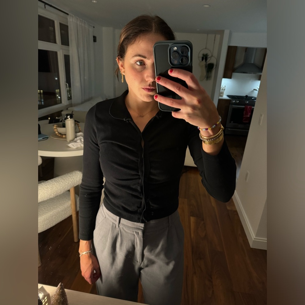 Ruched Polo Shirt (stretch)
